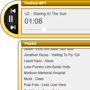 Desktop MP3 player